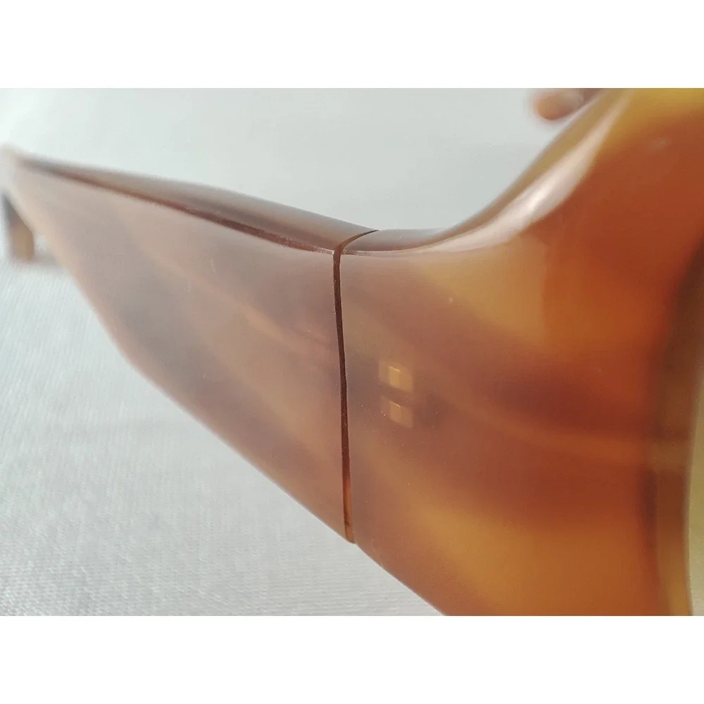 Oliver‎ Peoples Athena SYC Oversized Sunglasses Striped Honey Amber Japan 62mm